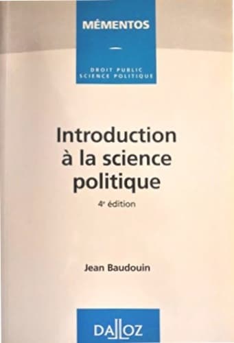 Introduction à la science politique - Jean Baudouin