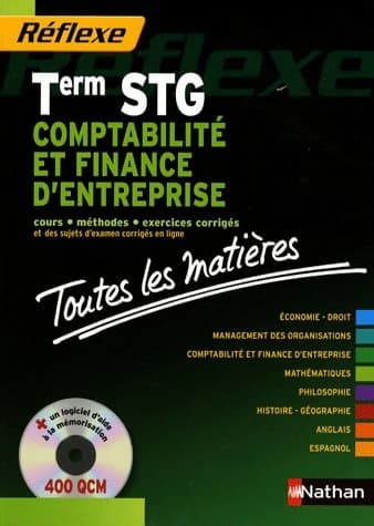 Comptabilité et finance d'entreprise Terminale STG - Philippe Montségur