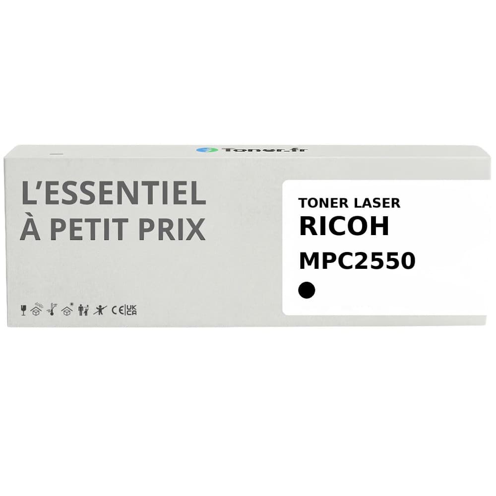 Toner compatible Ricoh MPC2550 Noir
