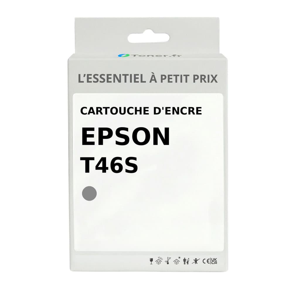 Cartouche d'encre compatible Epson T46S Gris clair