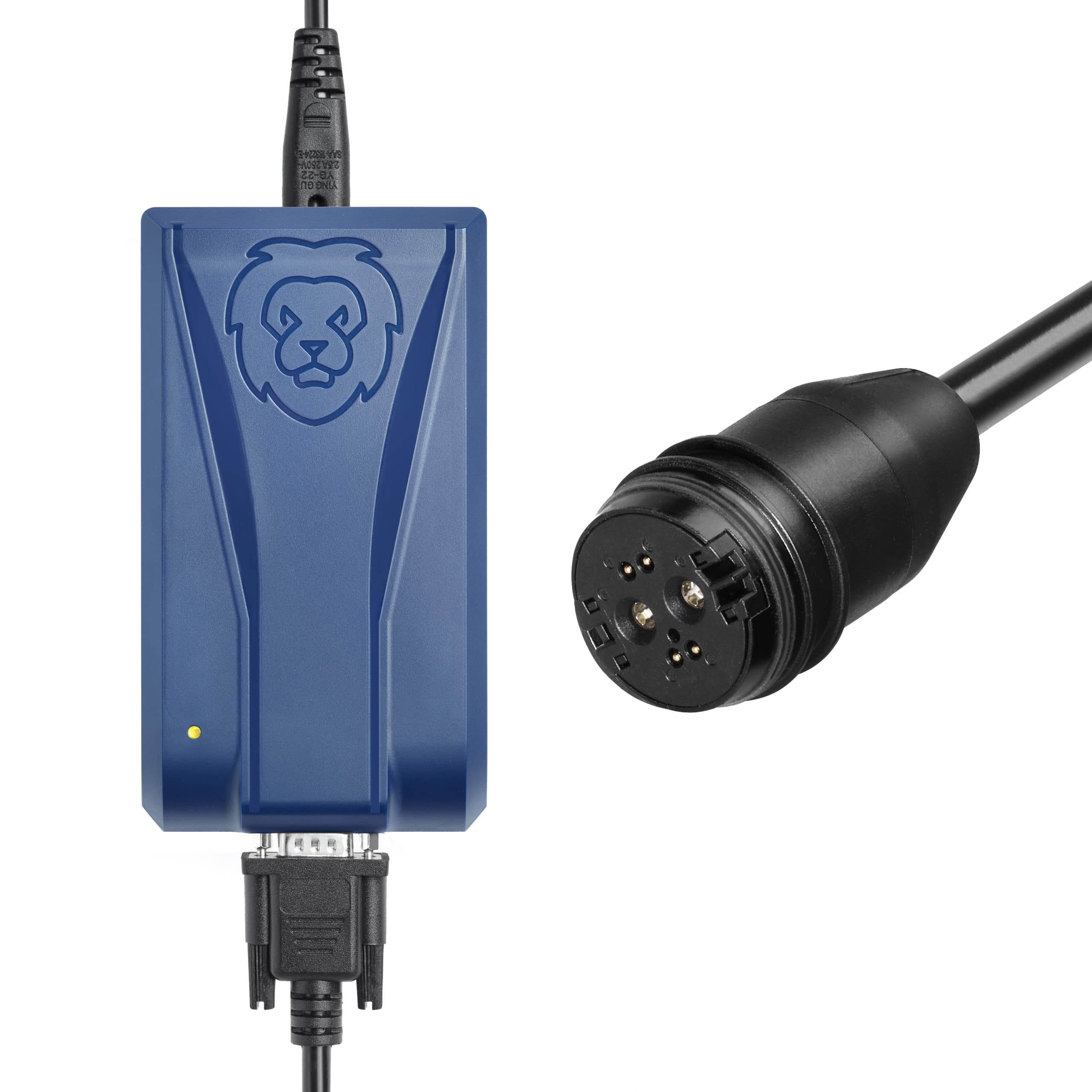Chargeur de voyage ONgineer LiON one4all pour vélos électriques et scooters électriques 36 V avec prise Rosenberger B et sac de transport