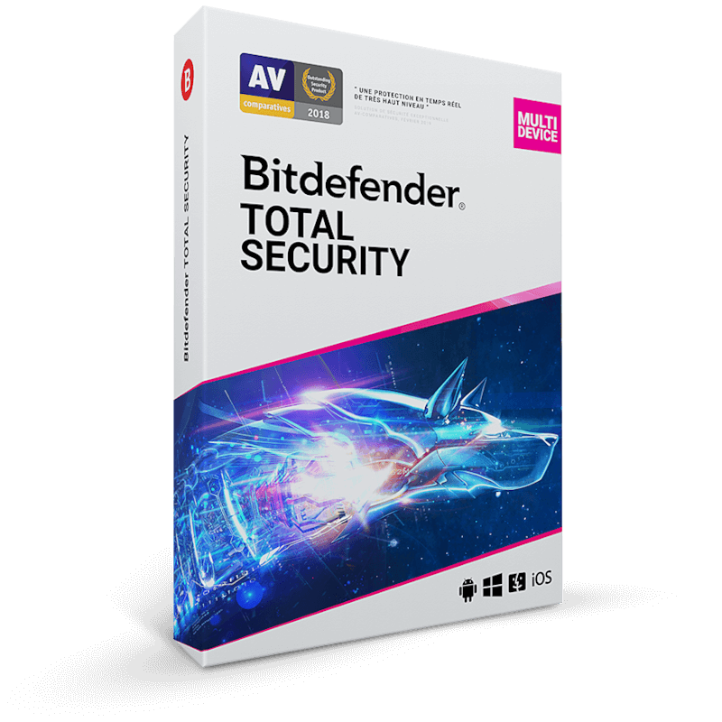 Bitdefender Total Security 2026 | 3 Appareils | 1 An | Téléchargement