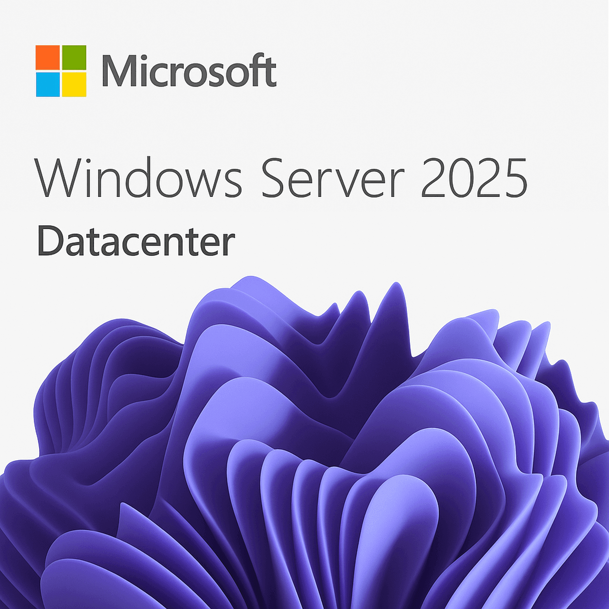 Microsoft Windows Server 2025 Datacenter | 1 Serveur | VMs illimitées | 16 cœurs | Version définitive | Téléchargement