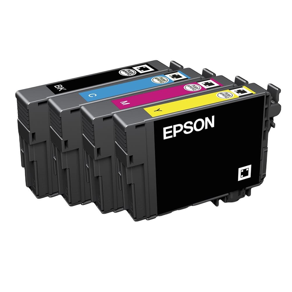 Pack de 4 cartouches d'encre Epson Guepard Noir et couleurs - authentique & reconditionnée